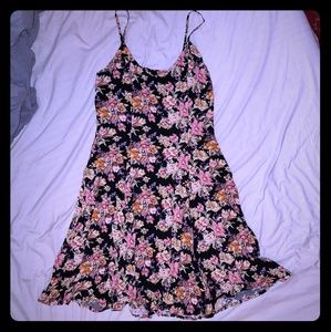 Express skater floral dress